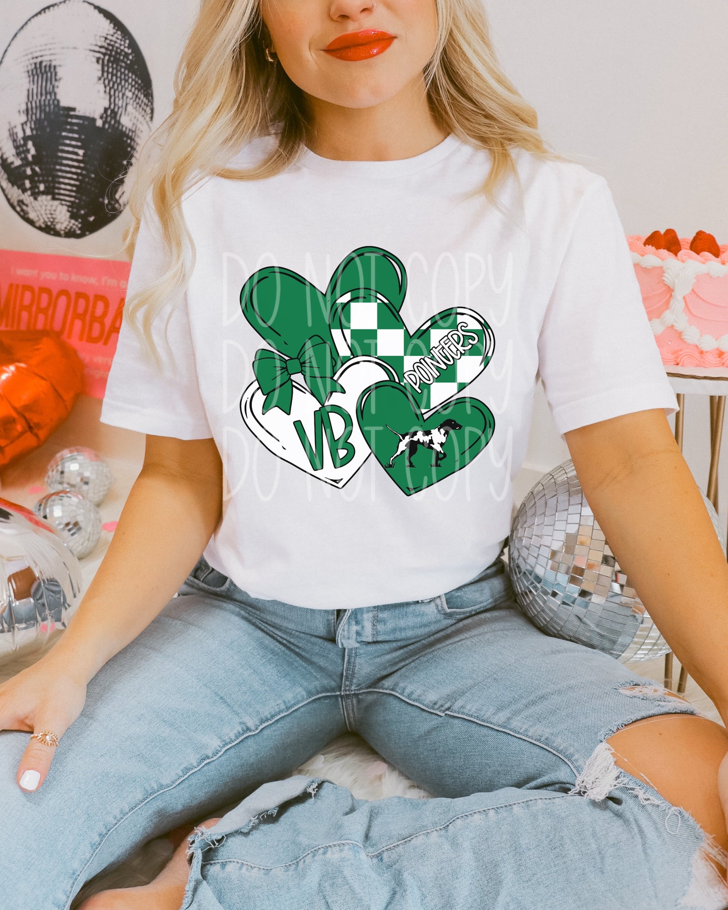 Pointers Valentine Hearts Tee