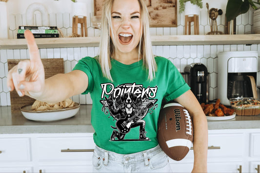 Pointers Rocker Mascot Tee