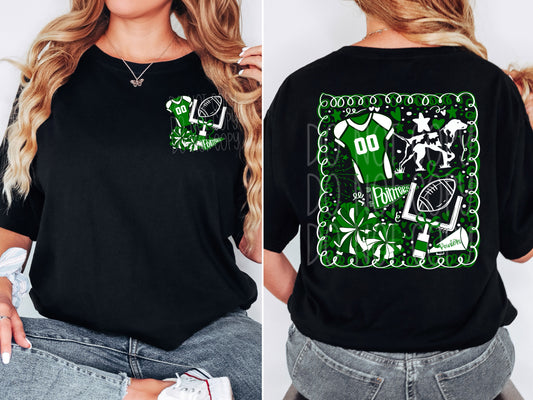 Pointer Football Collage Tee