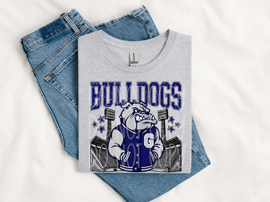 Bulldogs Letterman Tee