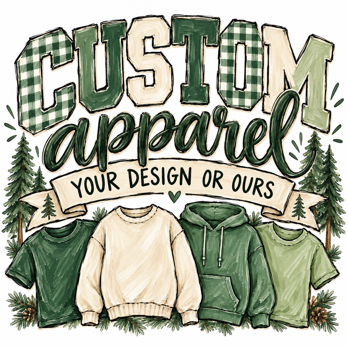 Custom Graphic Apparel | Upload Your Design or Let Us Create It