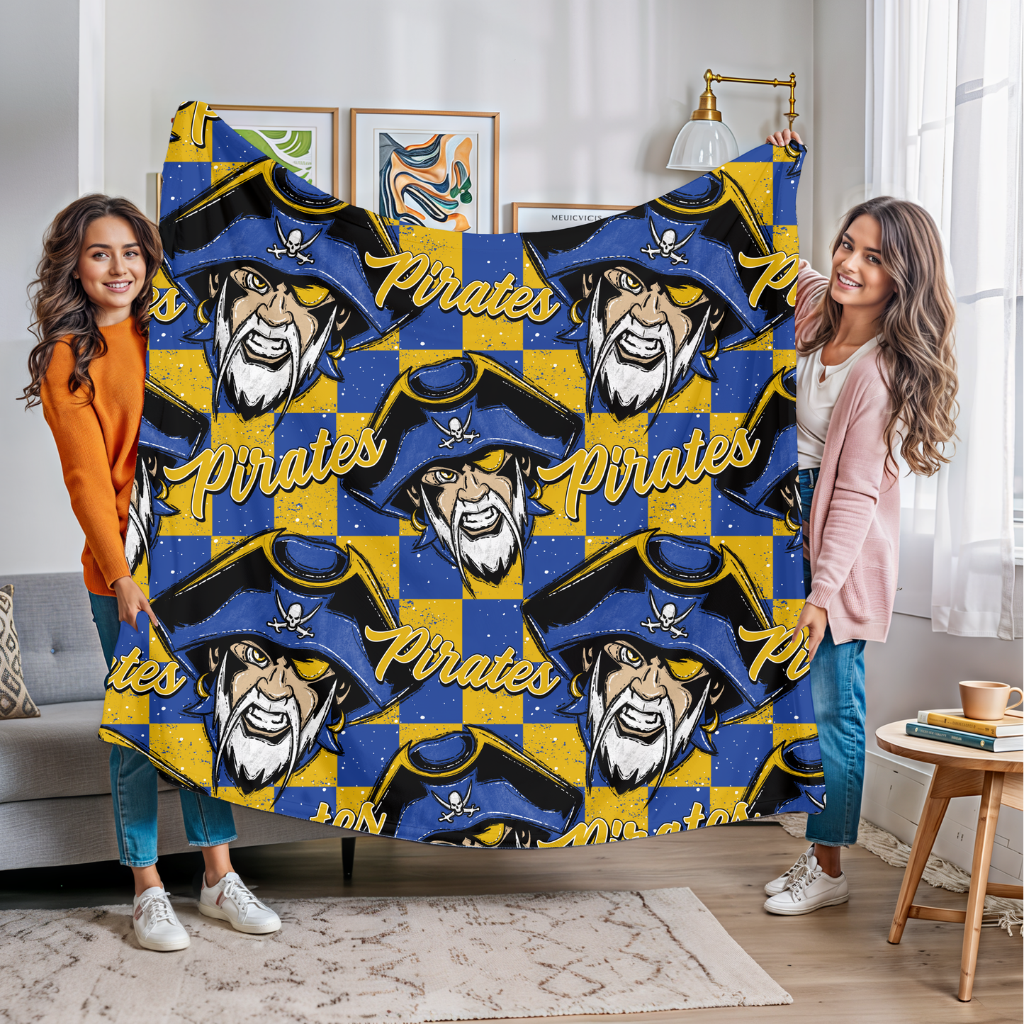 RTS Checkered Pirates Blanket
