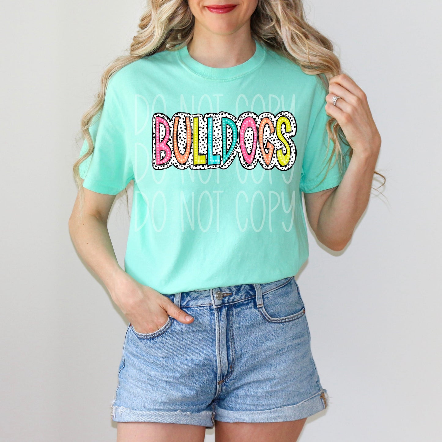 Bulldogs Spring Dottie Tee