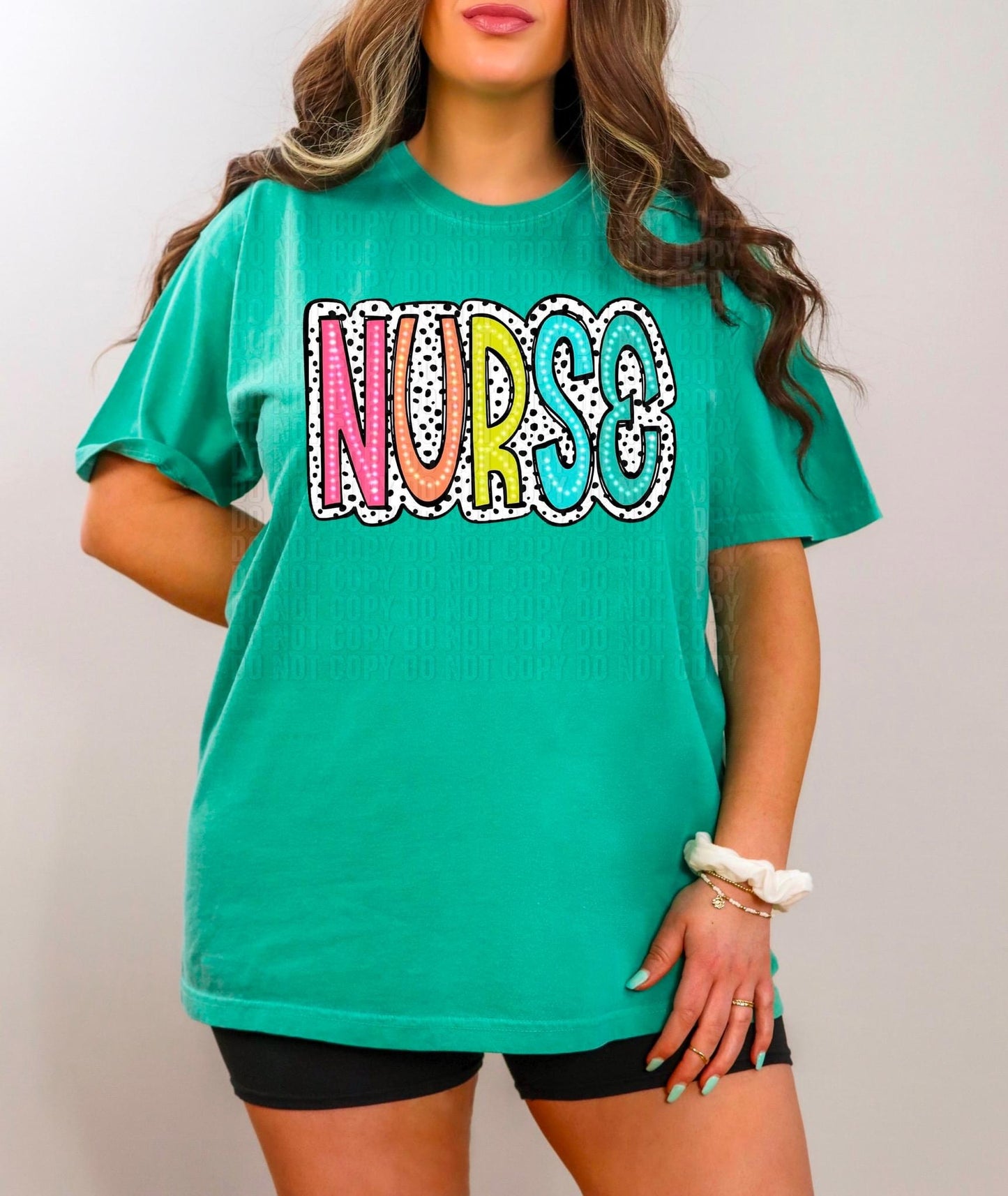 Nurse Spring Dottie Tee