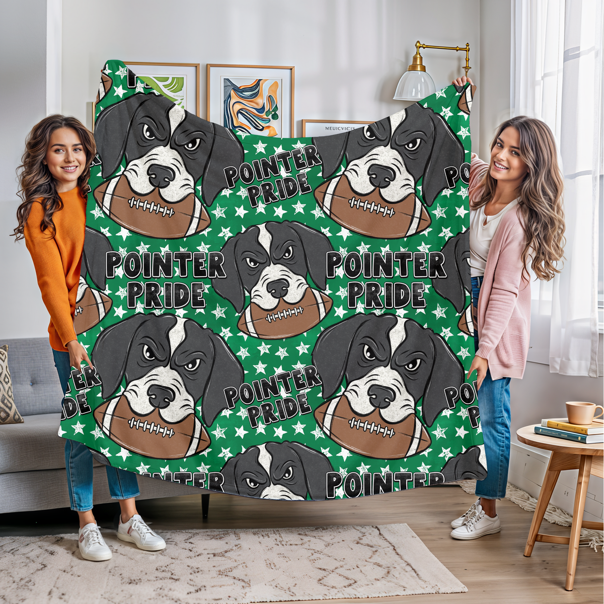 Pre-Order Pointer Pride Football Blanket