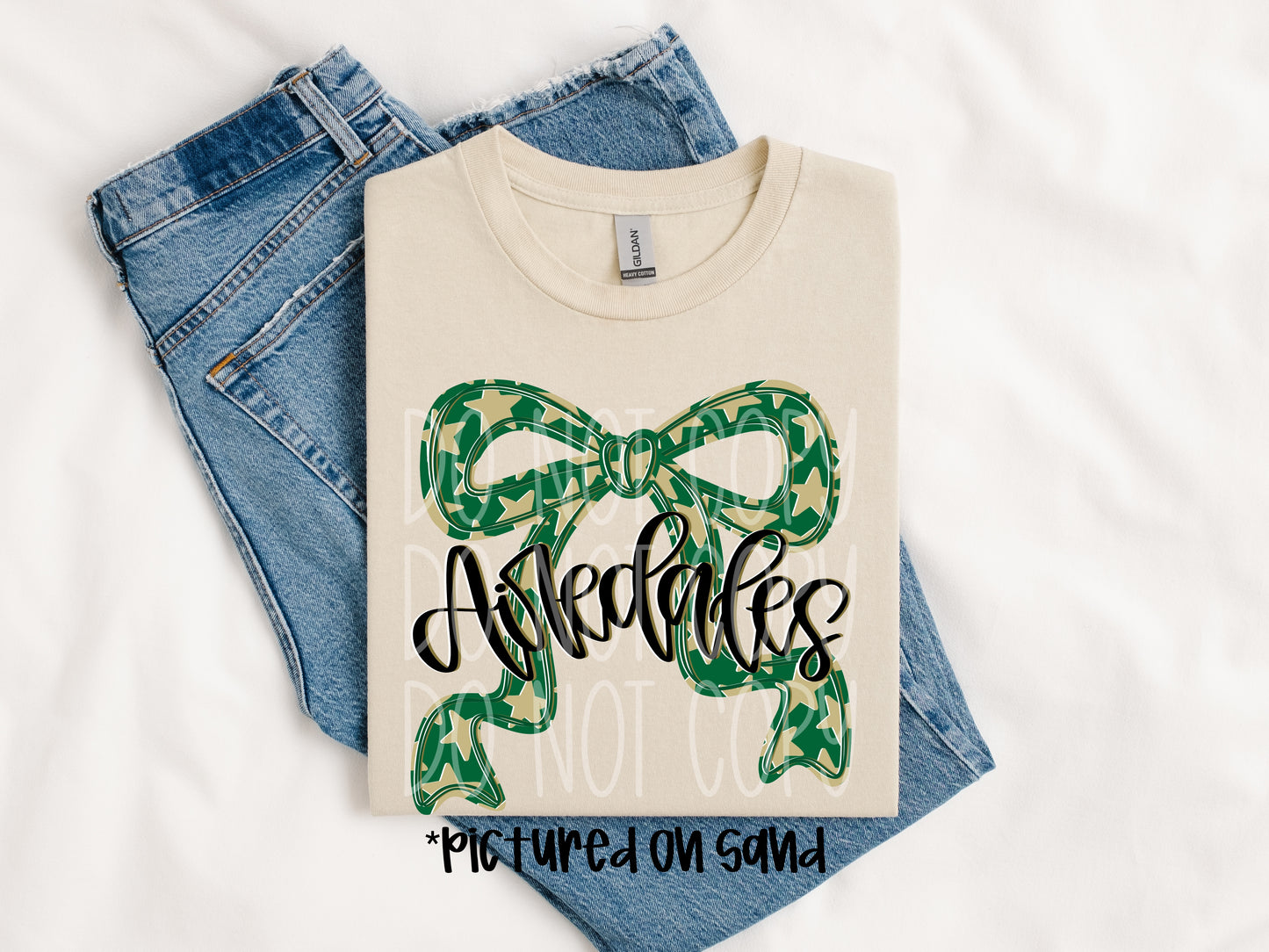 Airedales Star Bow Tee