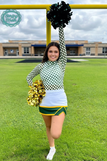 Pep Rally Mesh Top Green