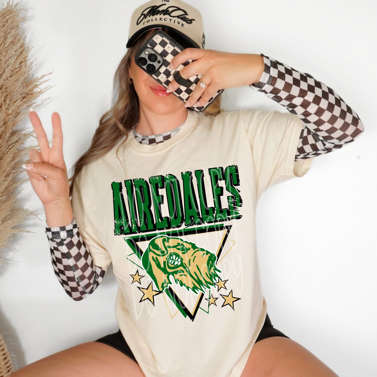 Airedales Retro Triangle Tee