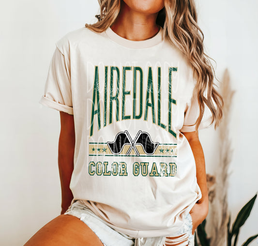 Airedale Colorguard Vintage Tee