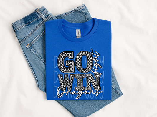 Dragons Go Fight Win Tee