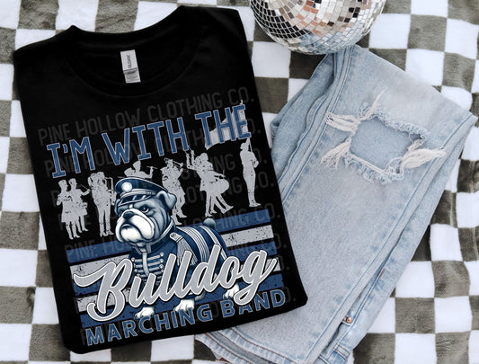 I’m with the Bulldog Marching Band Tee