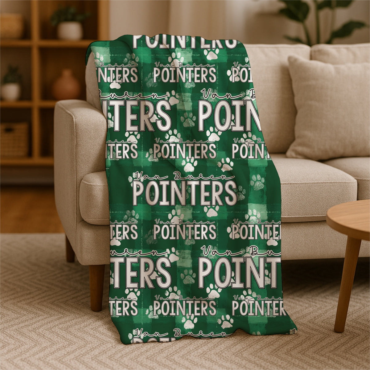 Pre-Order Plaid Pointers Blanket