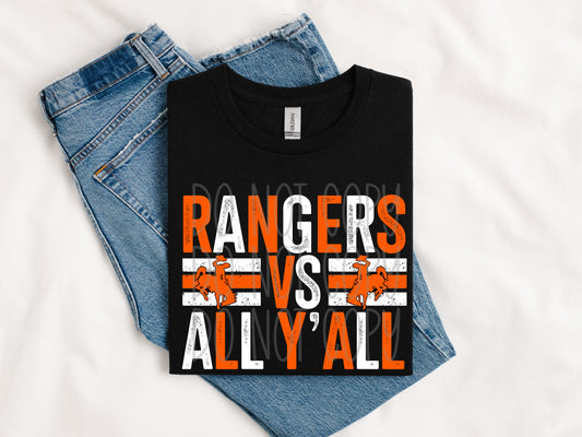 Rangers VS All Yall Tee