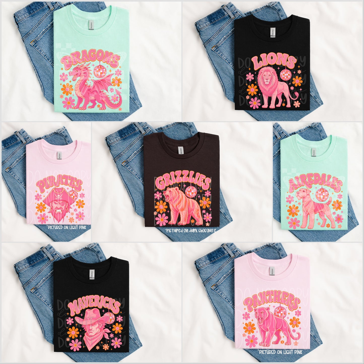 TOTW: Groovy Pink & Orange Mascot Tee