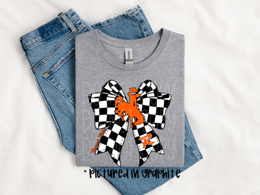 Checkered Bow Rangers Tee