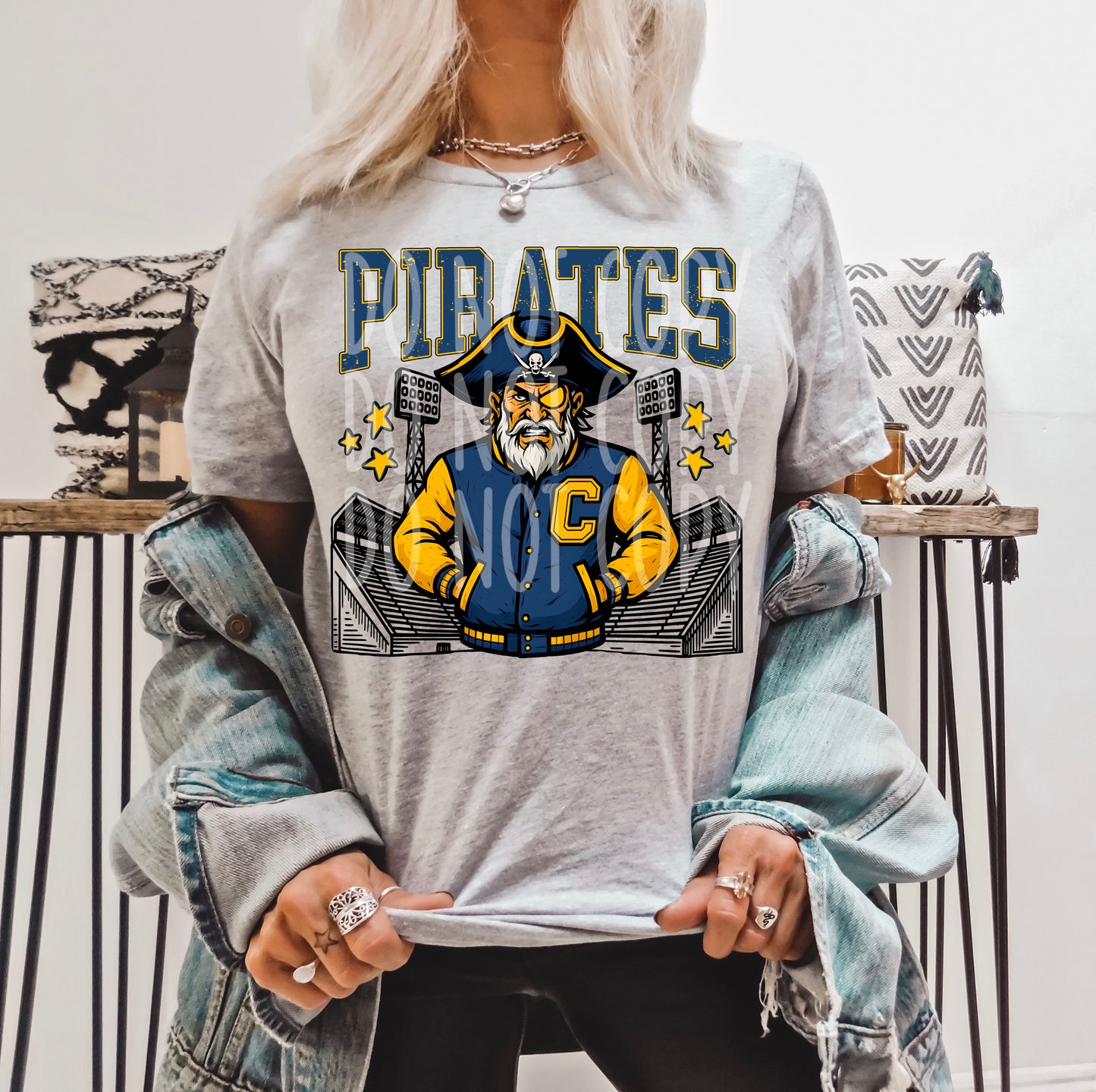 Pirates Letterman Tee