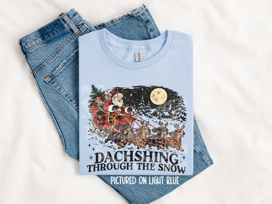 TOTW: Dachshing Through the Snow Tee