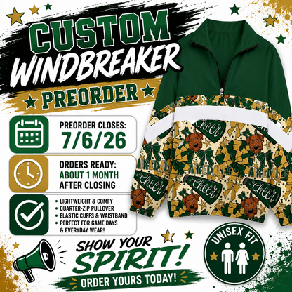 PREORDER Airedale Cheer Windbreaker