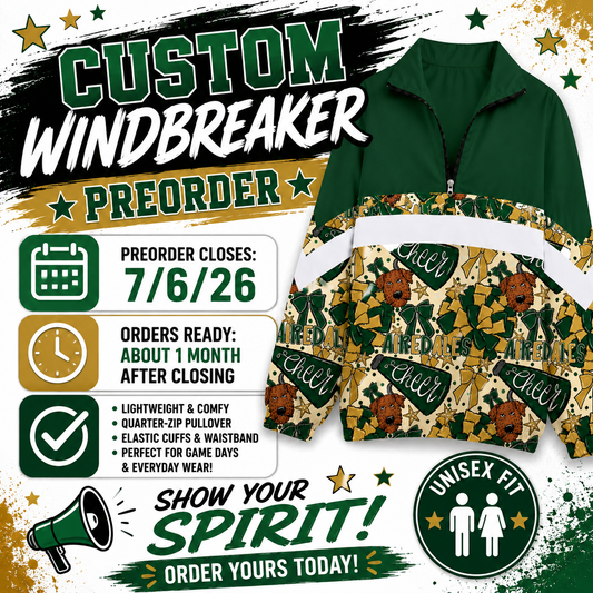 PREORDER Airedale Cheer Windbreaker