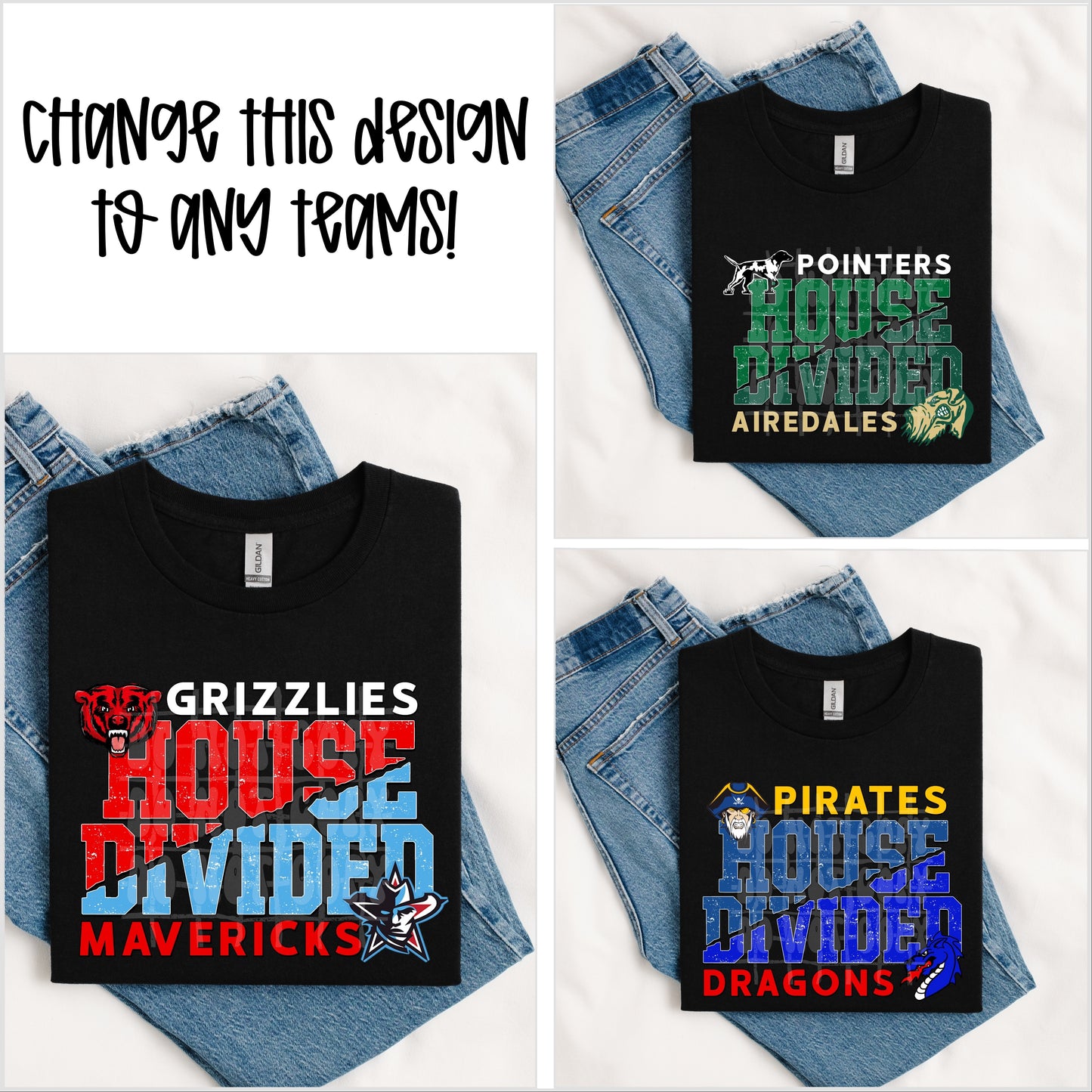 TOTW: Classic House Divided Mascot Tee