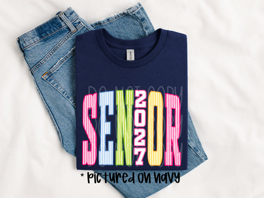 TOTW: Striped Senior 2027 Tee