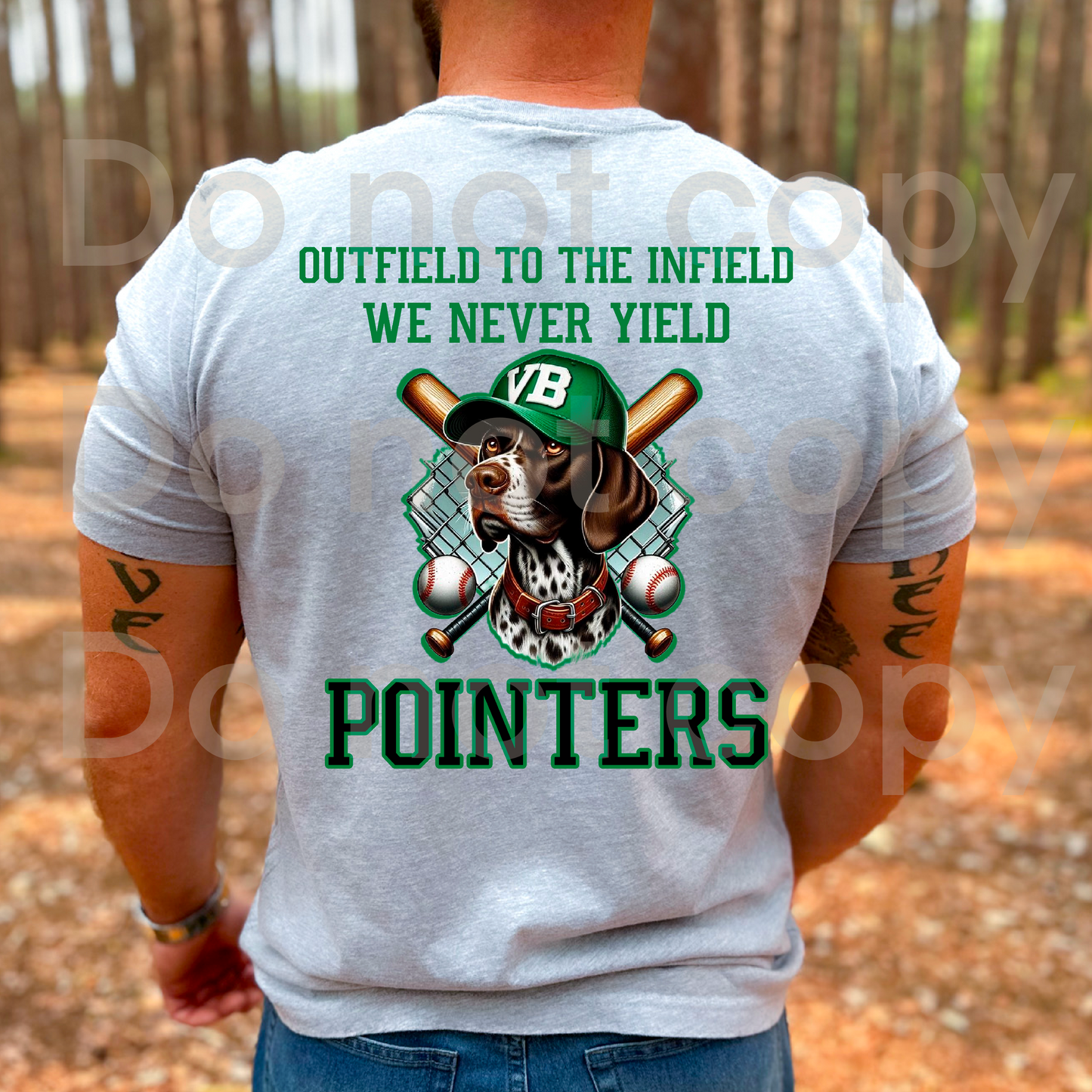 Pointer Baseball Outfield