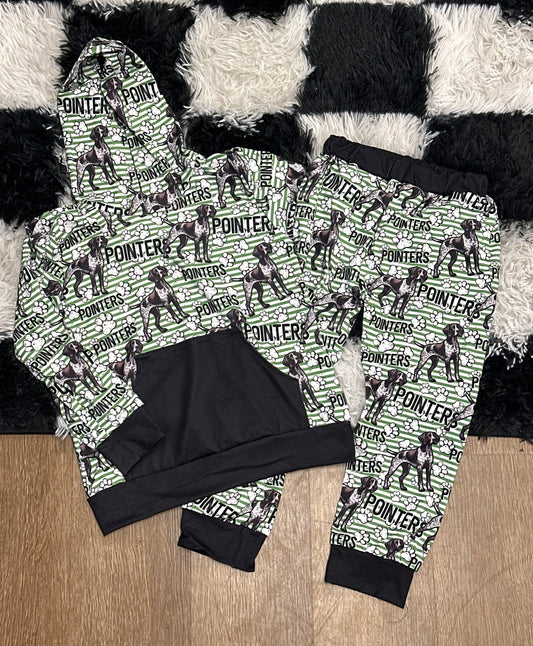 RTS Pointer Pups Hoodie Set