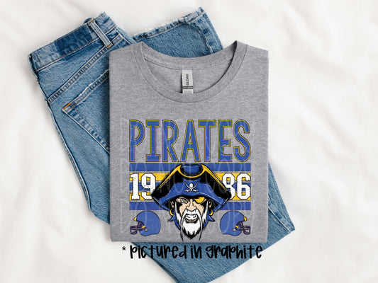 Pirates Vintage Football Tee
