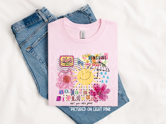 TOTW: No Rain No Flowers Collage Tee