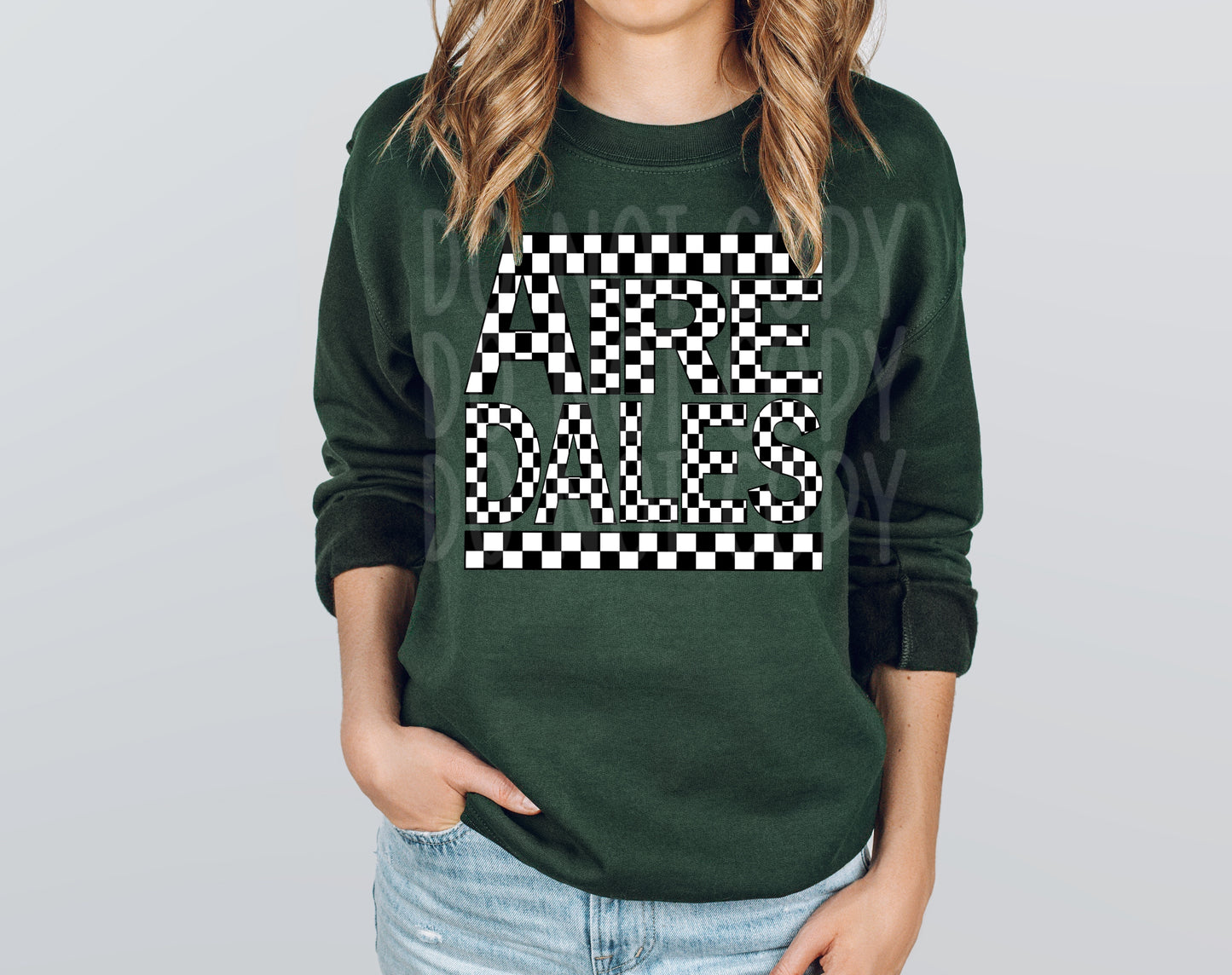 Checkered Airedales Tee