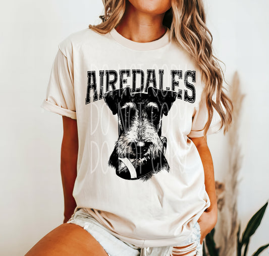 Airedale Football Tee