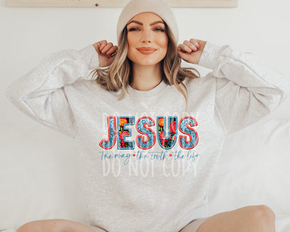 Jesus The Way The Truth The Life Tee