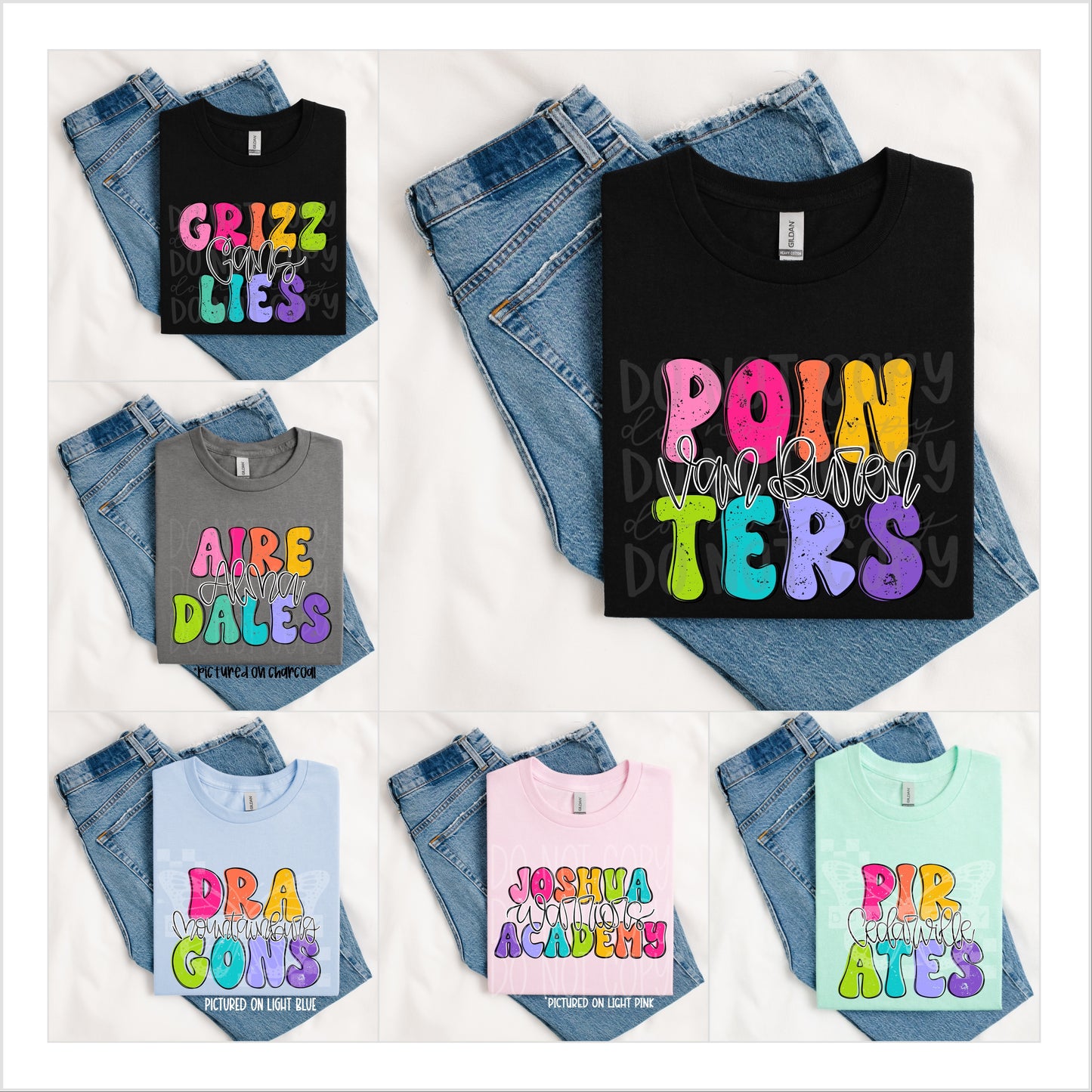 TOTW: Colorful Bubble Mascot Tee