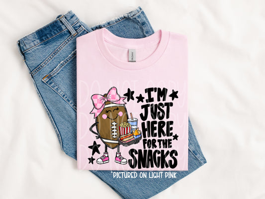 TOTW: I’m Just Here For the Snacks Girl Tee