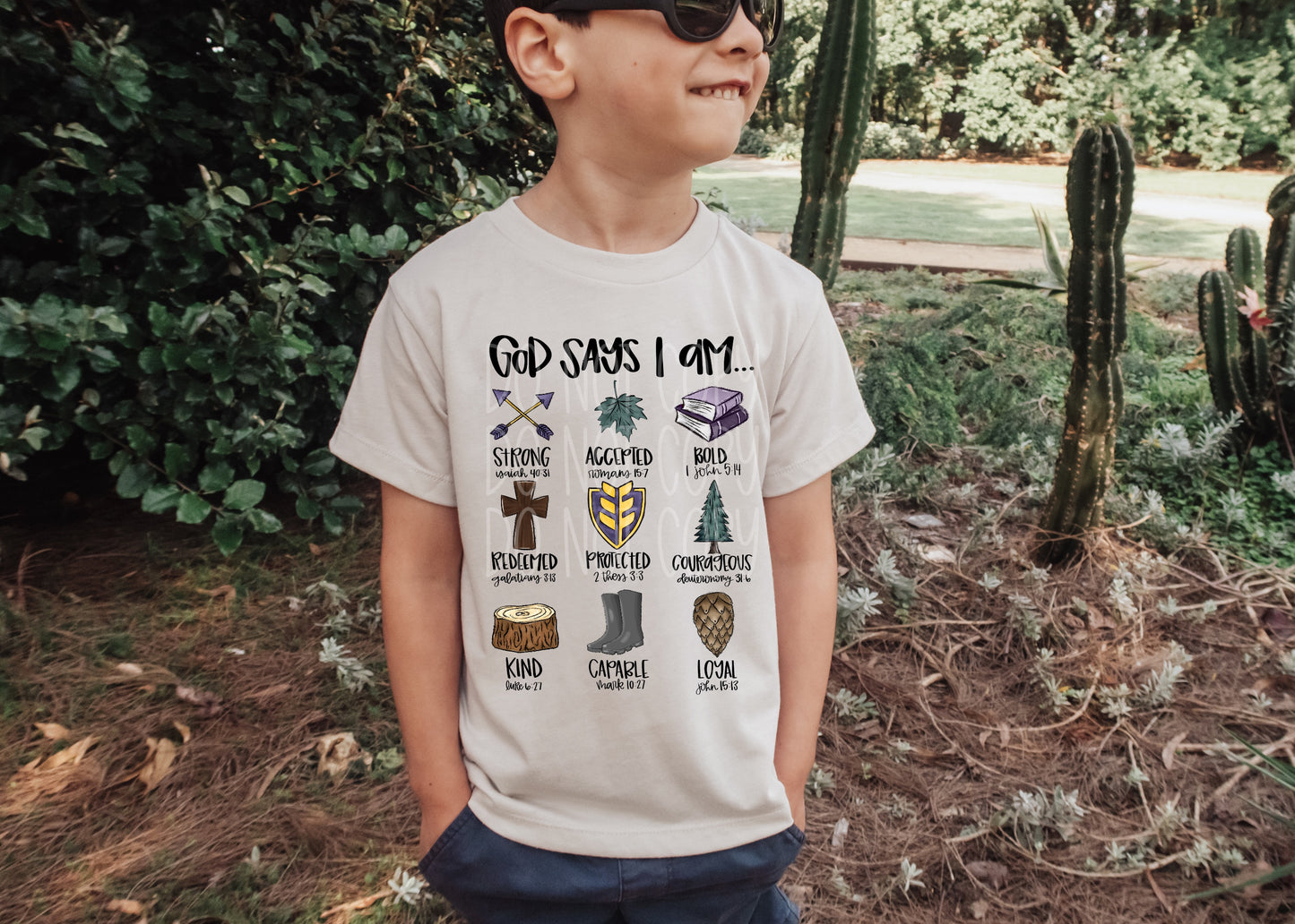 God Says I Am Joshua Academy Tee
