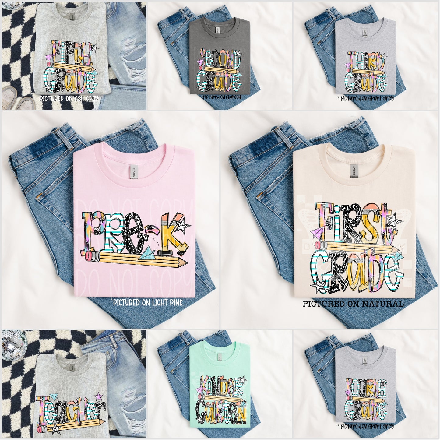 TOTW: Doodle Pencil Grade Tee