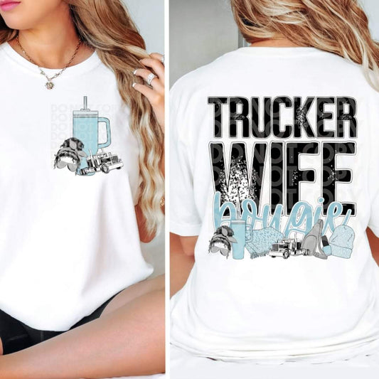 Trucker Wife Bougie Tee