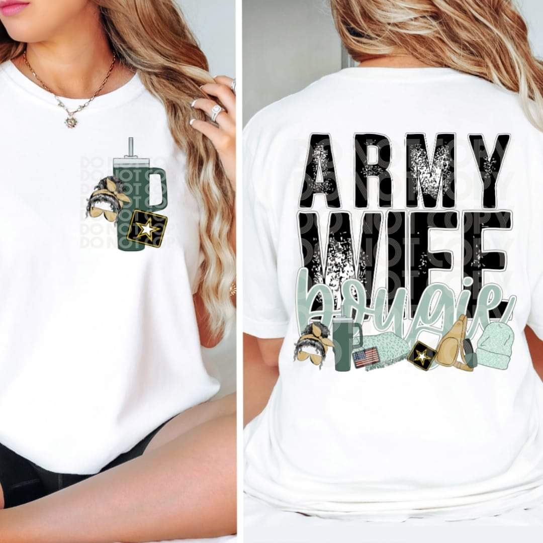 Army Wife Bougie Tee