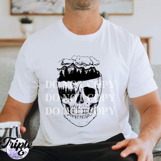 Skull Mountains Tee