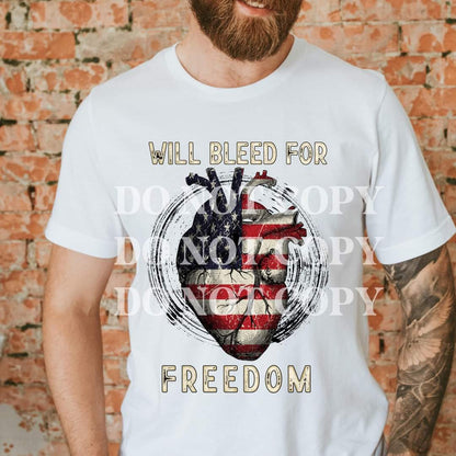 Will Bleed For Freedom Tee