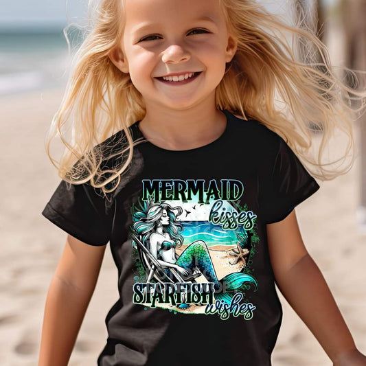 Mermaid Kisses Starfish Wishes Tee