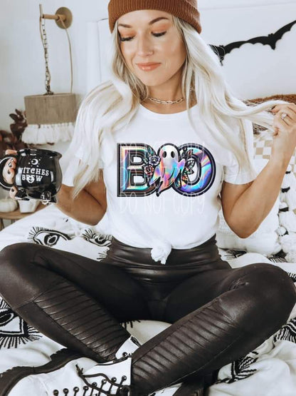 Boo Holographic Tee