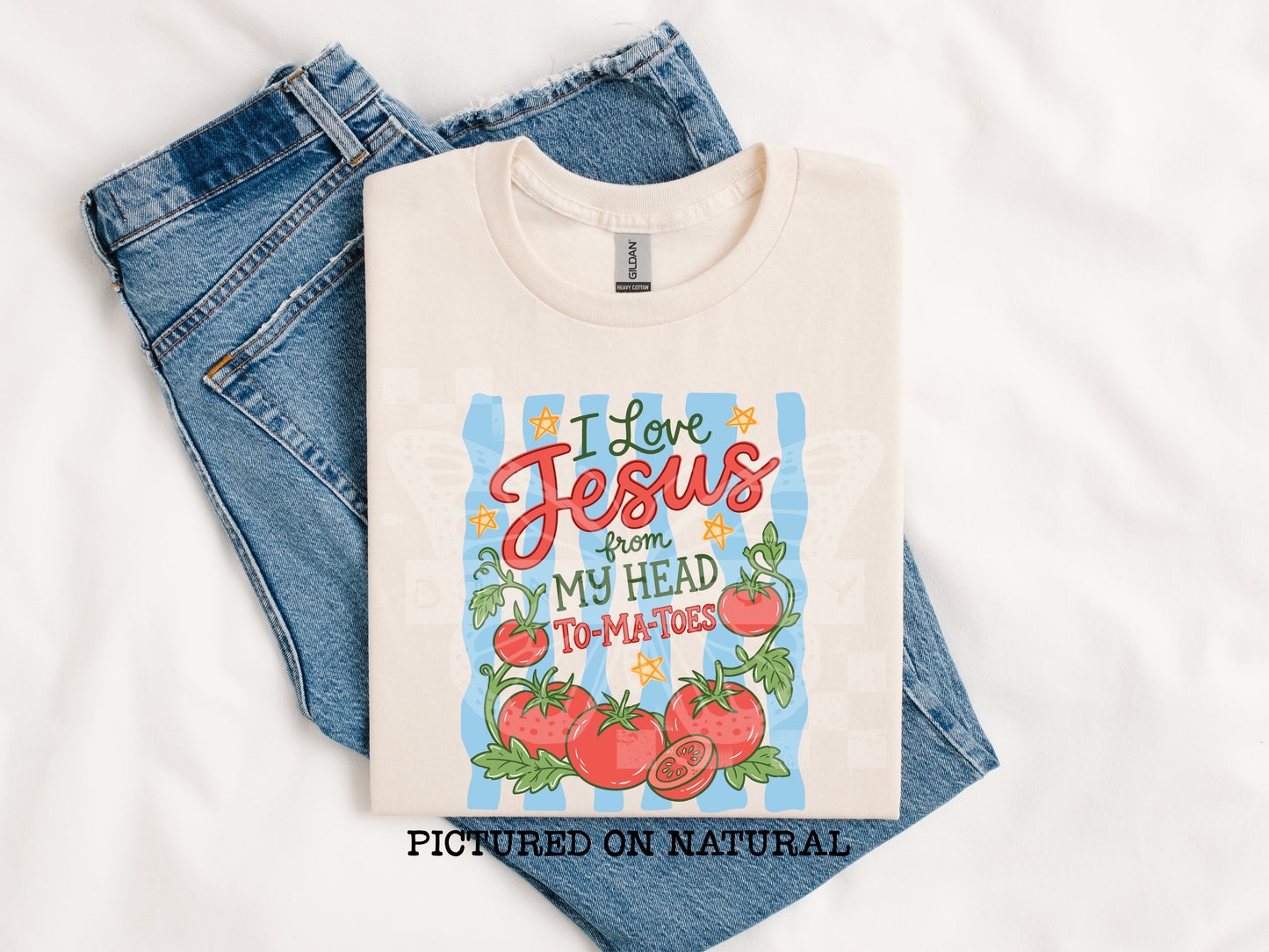 TOTW: I Love Jesus From My Head Tomatoes Tee