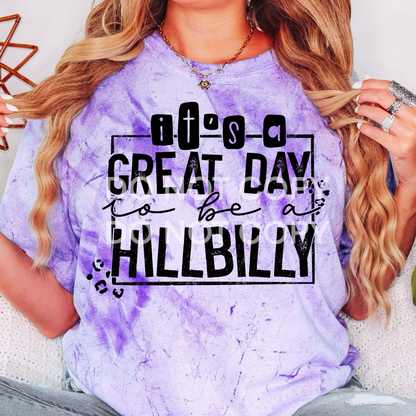 Its a great day to be a Hillbilly Grunge Tee