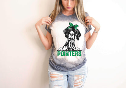 Pointer Dog Headband Tee