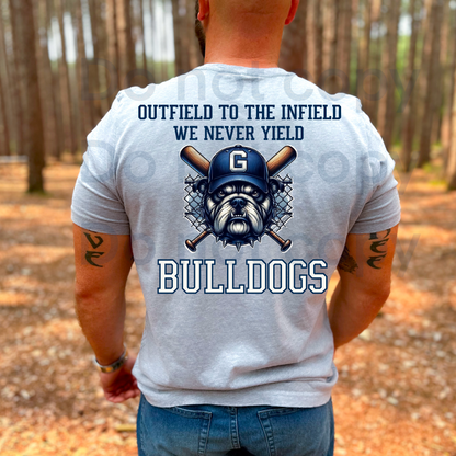 We never Yield Bulldogs