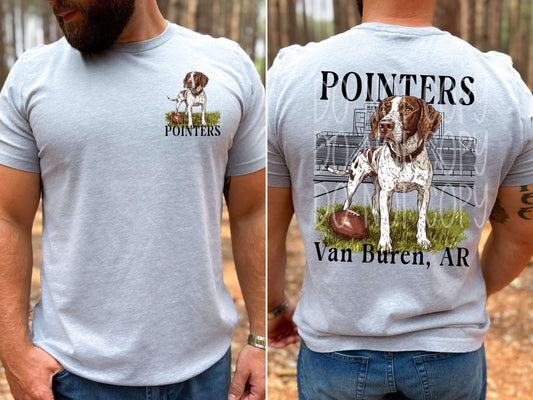 Pointers Football Tee