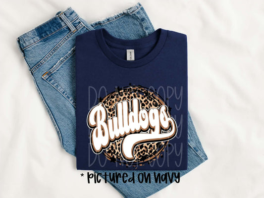 Retro Leopard Bulldogs