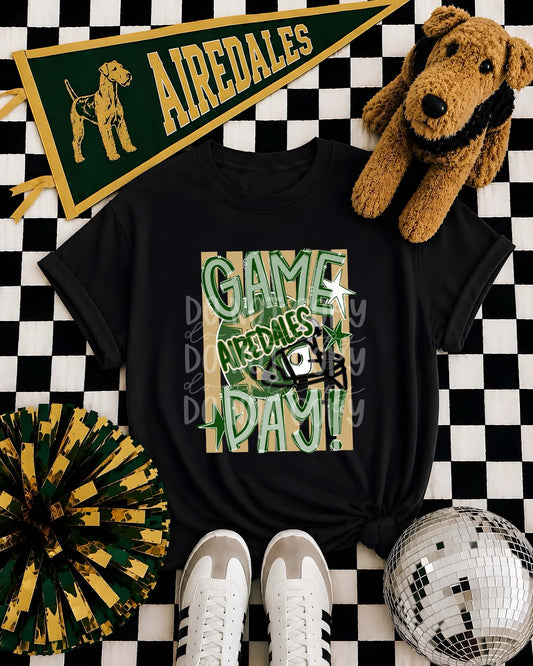 Airedales Game day football helmet