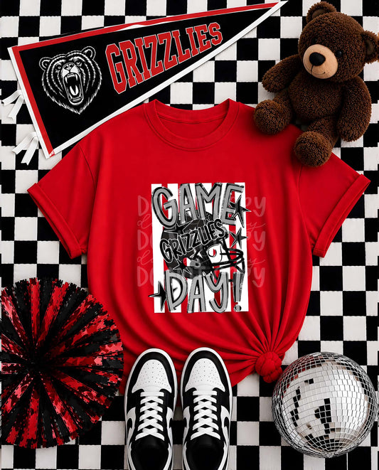 NS Grizzlies Game day football helmet